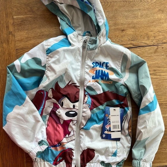 Space Jams Windbreaker Zipper Up Members Only Tune Squad - Picture 2 of 5